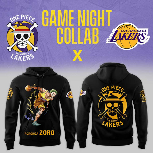 Zozo are joining the Lakers for One Piece Night Black Hoodie | DE96