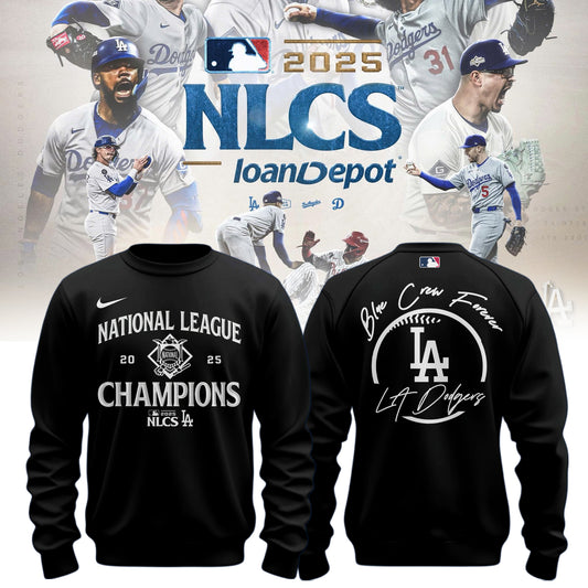 _ Los Angeles Dodgers x NL Champions 2025 ” Blue Crew Forever “