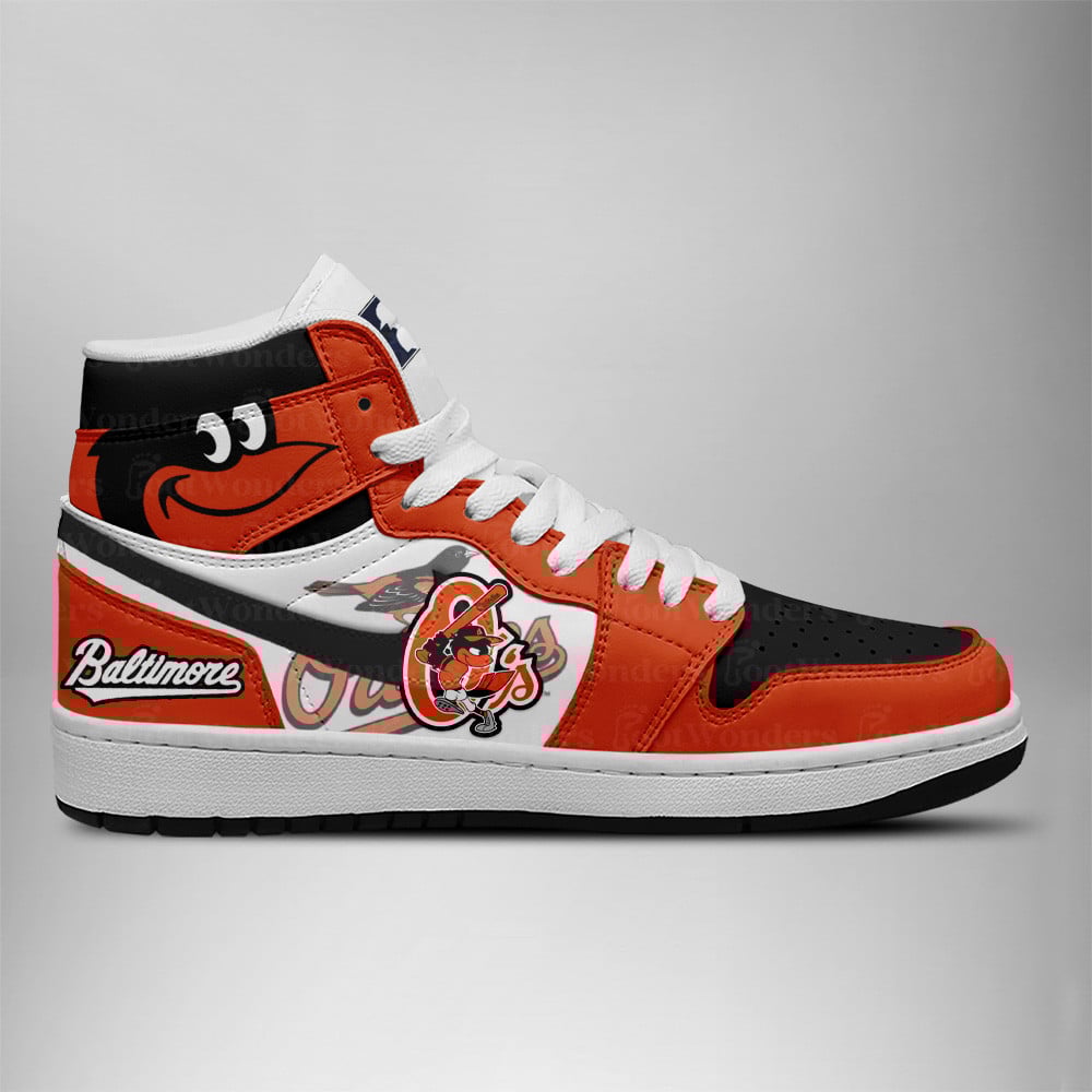 Baltimore Orioles High Top Air JD1 Sneaker