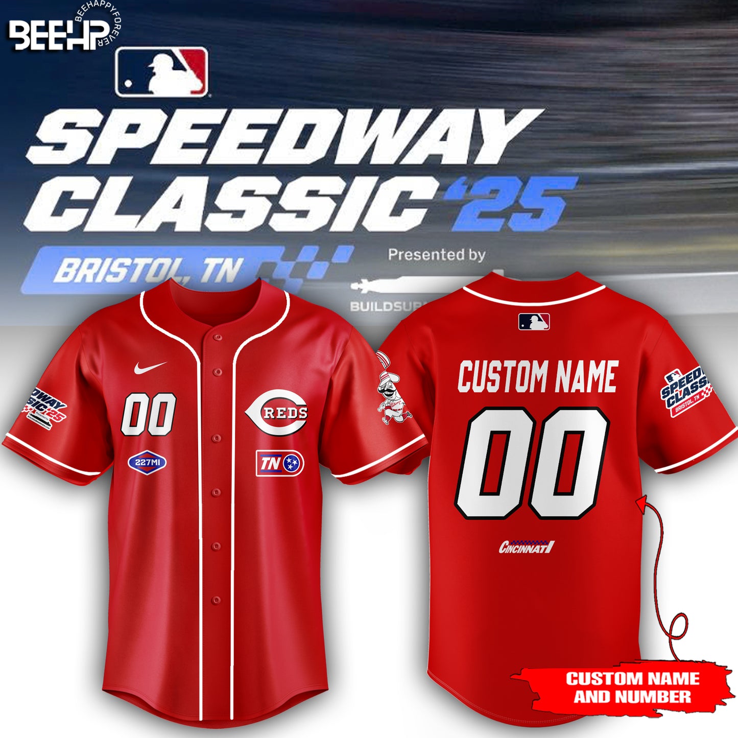Cincinnati Reds 2025 Speedway Limited Jersey Red