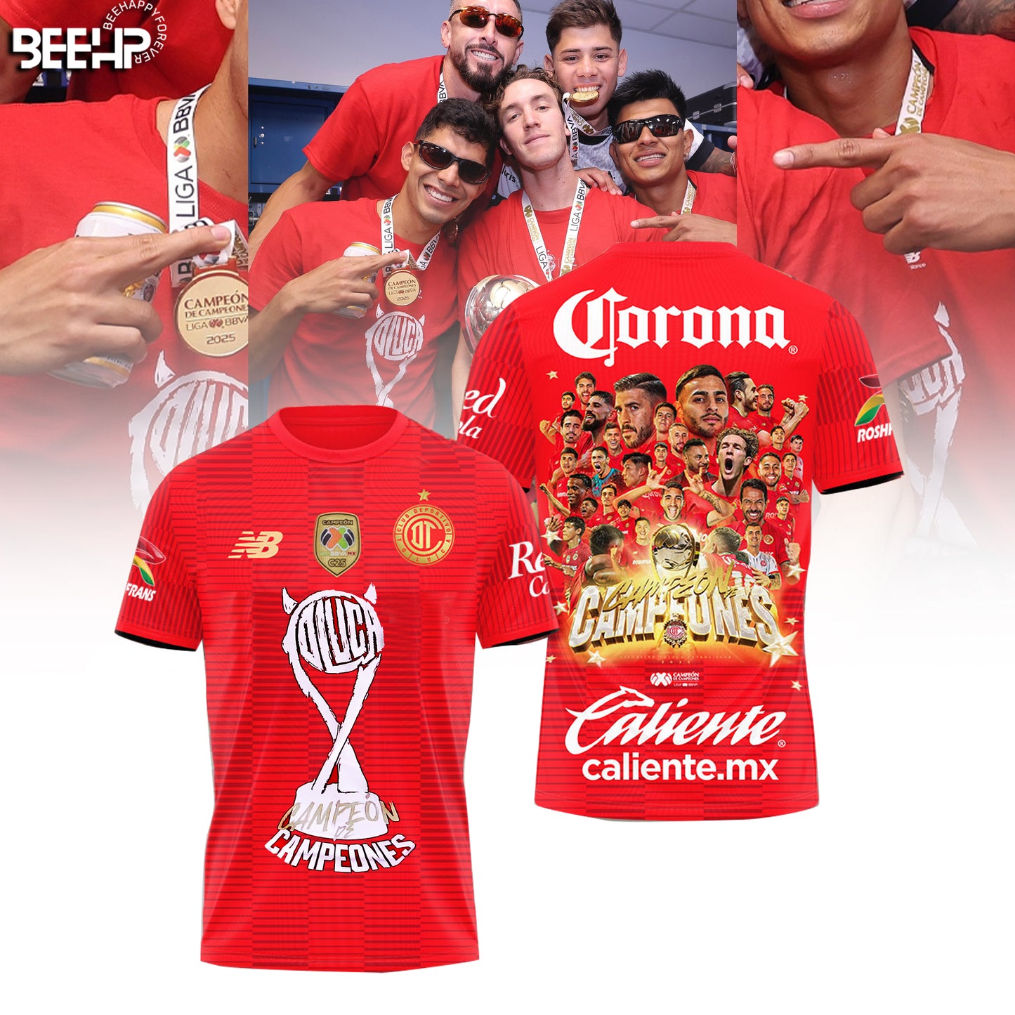 Toluca Campeón de Campeones 2025 T-Shirt