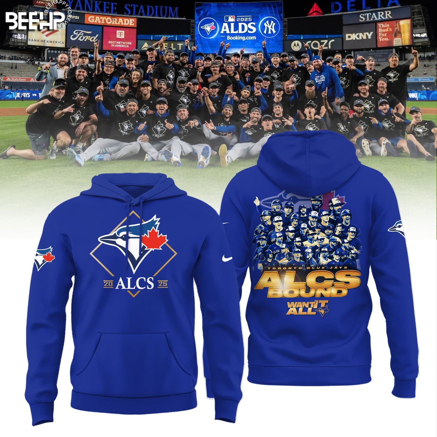 Toronto Blue Jays 2025 American League Division Series Champions Hoodie