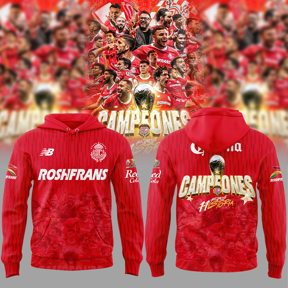 Toluca Campeón 2025 Liga MX T-Shirt