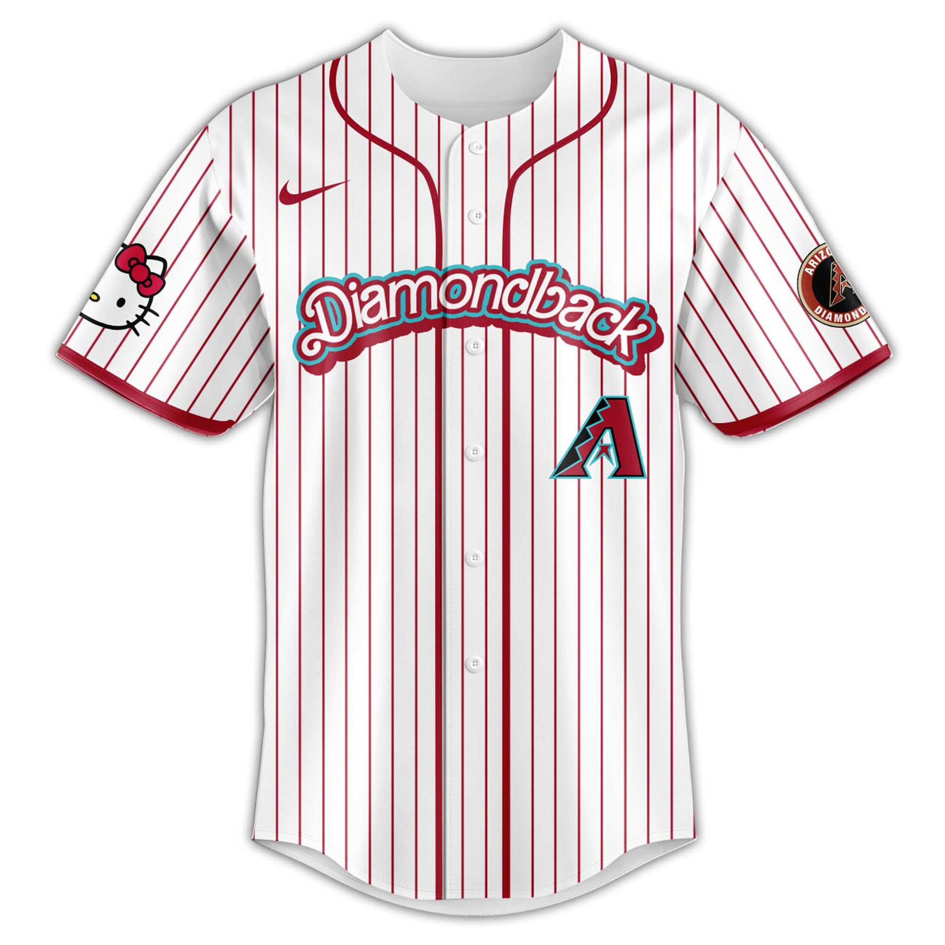 Arizona Diamondbacks MLB x Hello Kitty Night Jersey Editions Limited