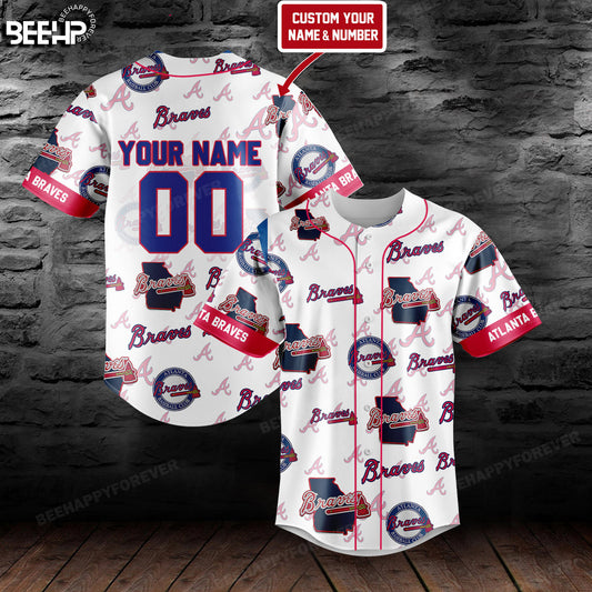 Atlanta Braves Custom Baseball Jersey