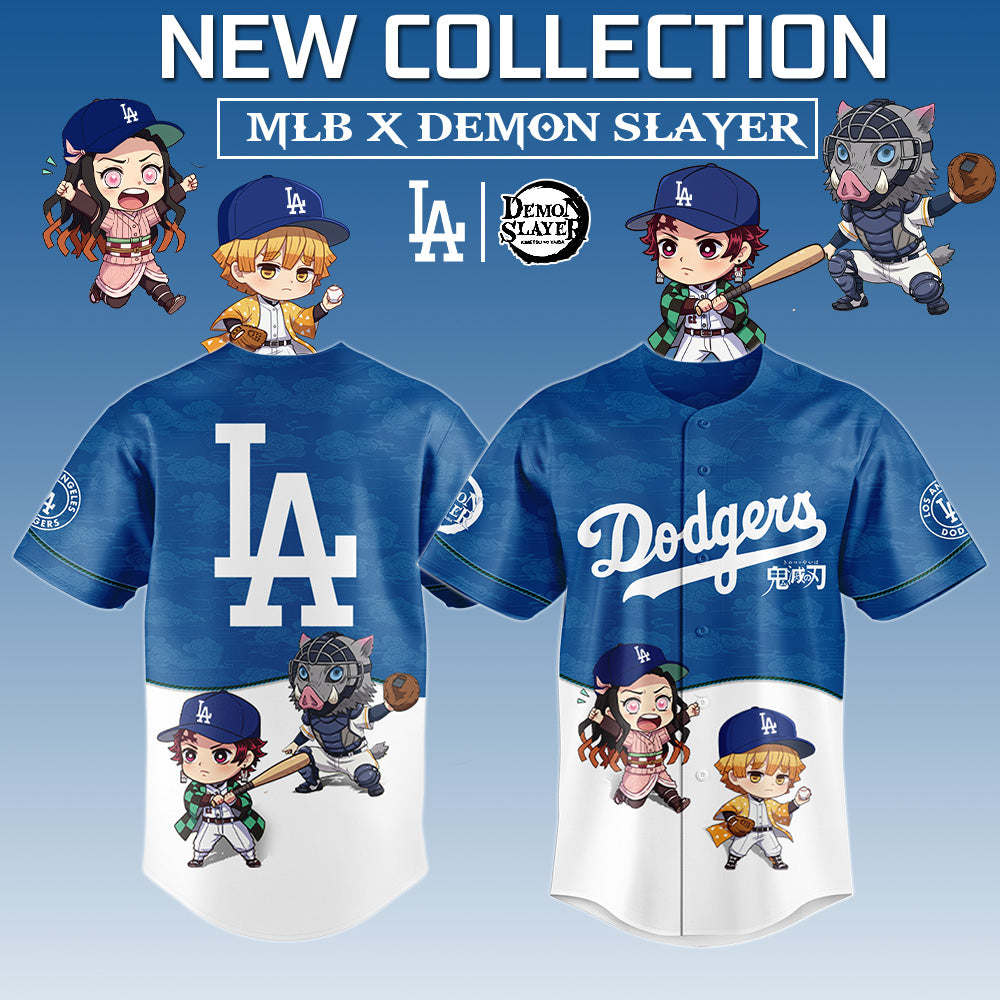 .Los Angeles Dodgers x Demon Slayer Special Edition Jersey 2025