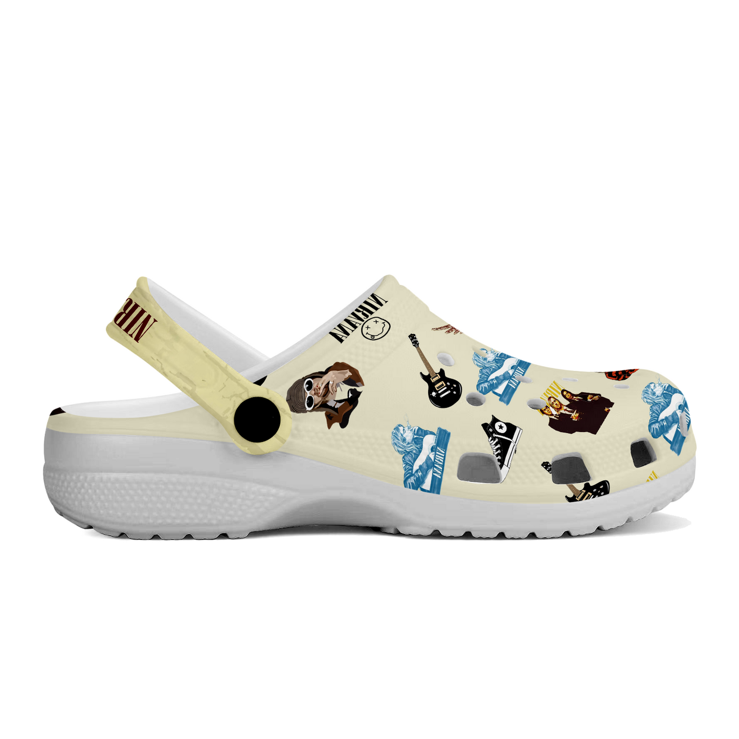 Nirvana Band Crocs Crocband Clogs Shoes Comfortable For Men Women