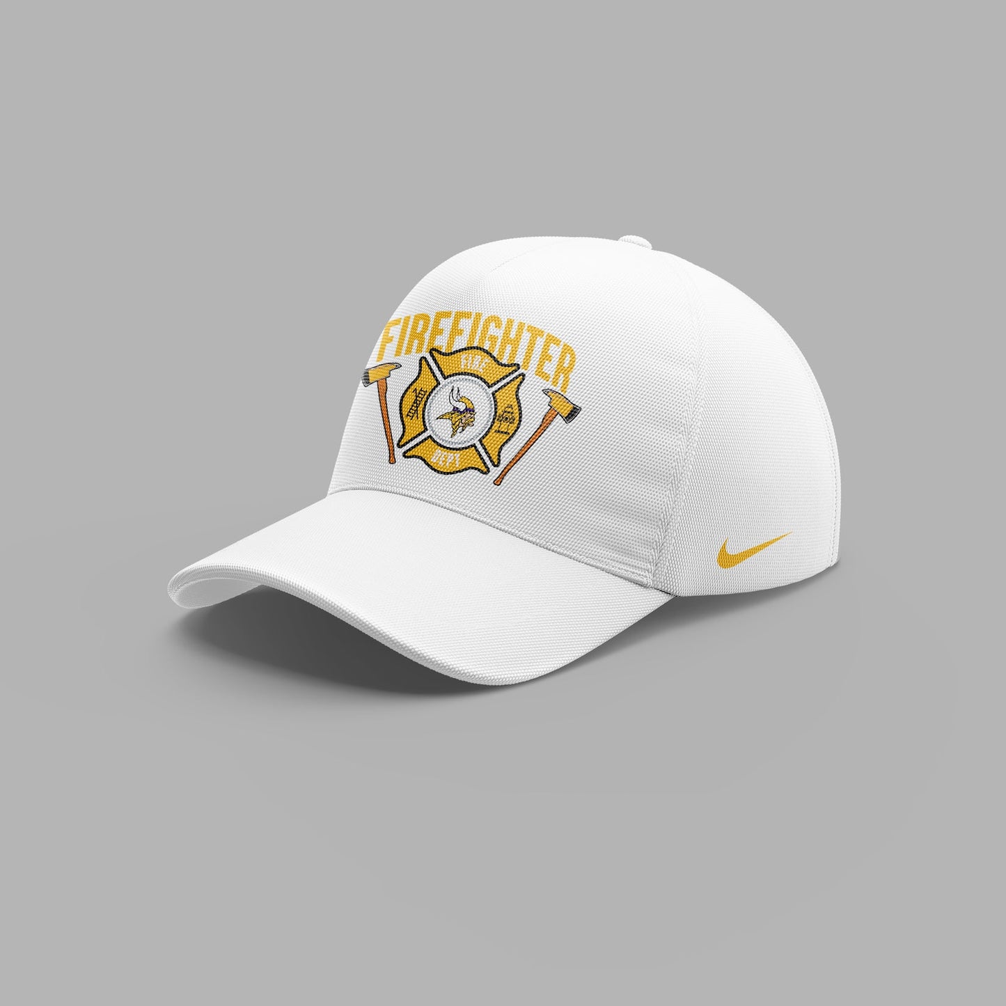 Premium Minnesota Vikings Merch - Minnesota Vikings x 2025 Firefighter Appreciation Night Premium Limited T-Shirt - Gear Up For Game Day