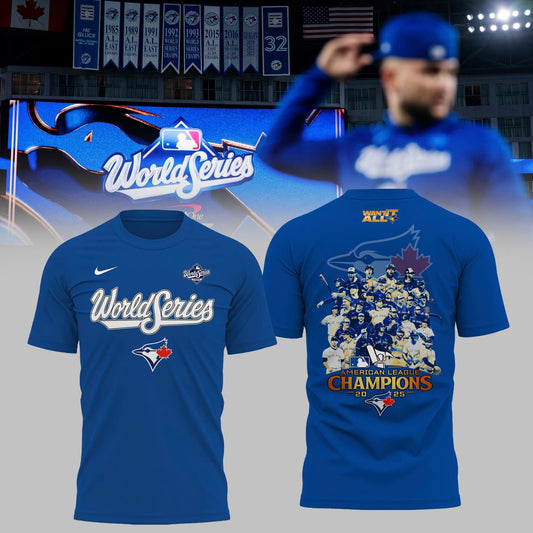 Toronto Blue Jays 2025 World Series Collection Therma Fleece Tshirt v2