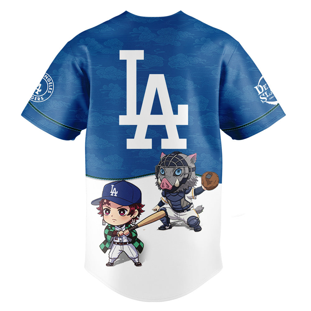 .Los Angeles Dodgers x Demon Slayer Special Edition Jersey 2025