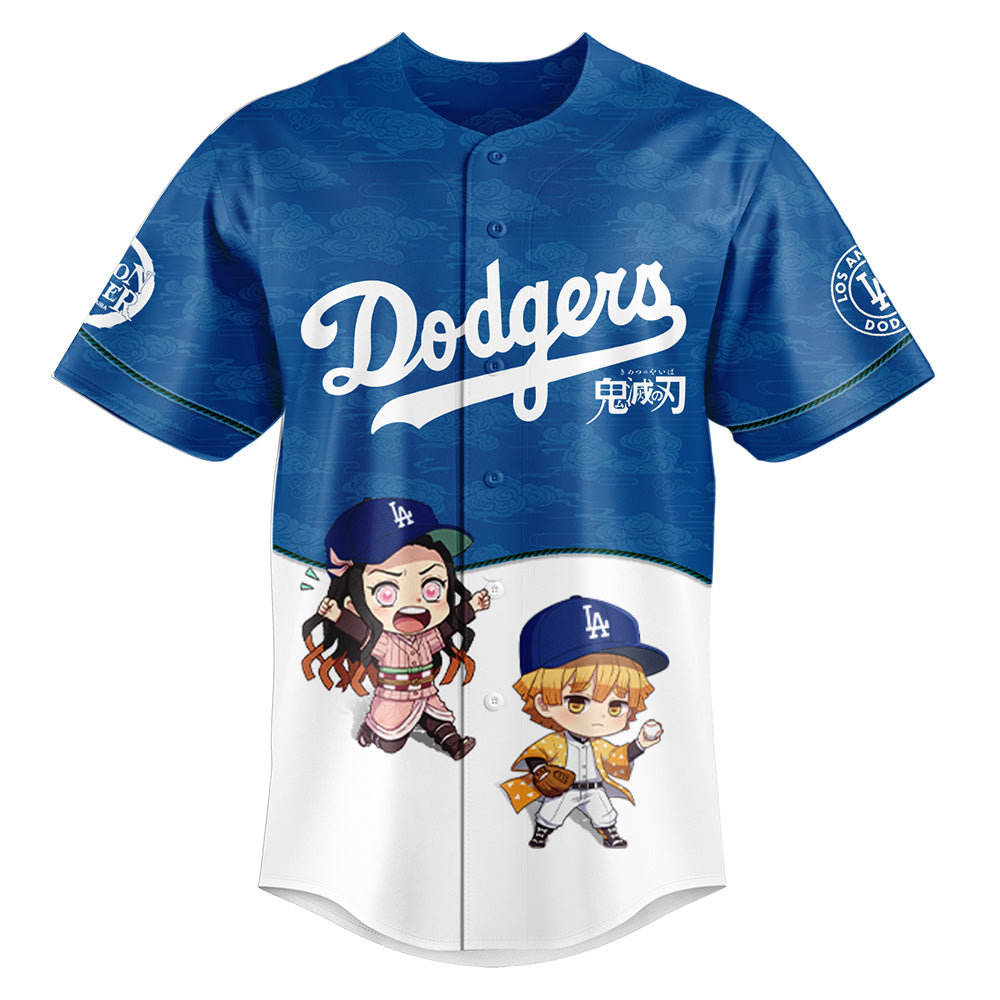 .Los Angeles Dodgers x Demon Slayer Special Edition Jersey 2025