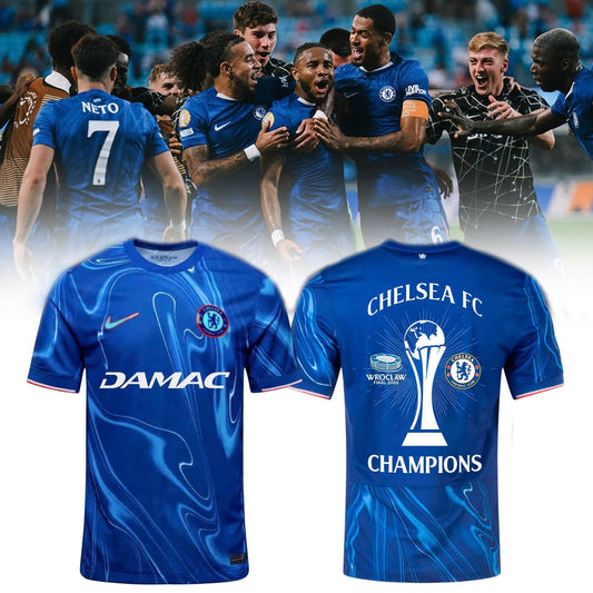 Chelsea FC 2025 Fifa Club World Cup Champions T-Shirt Full Printed-2