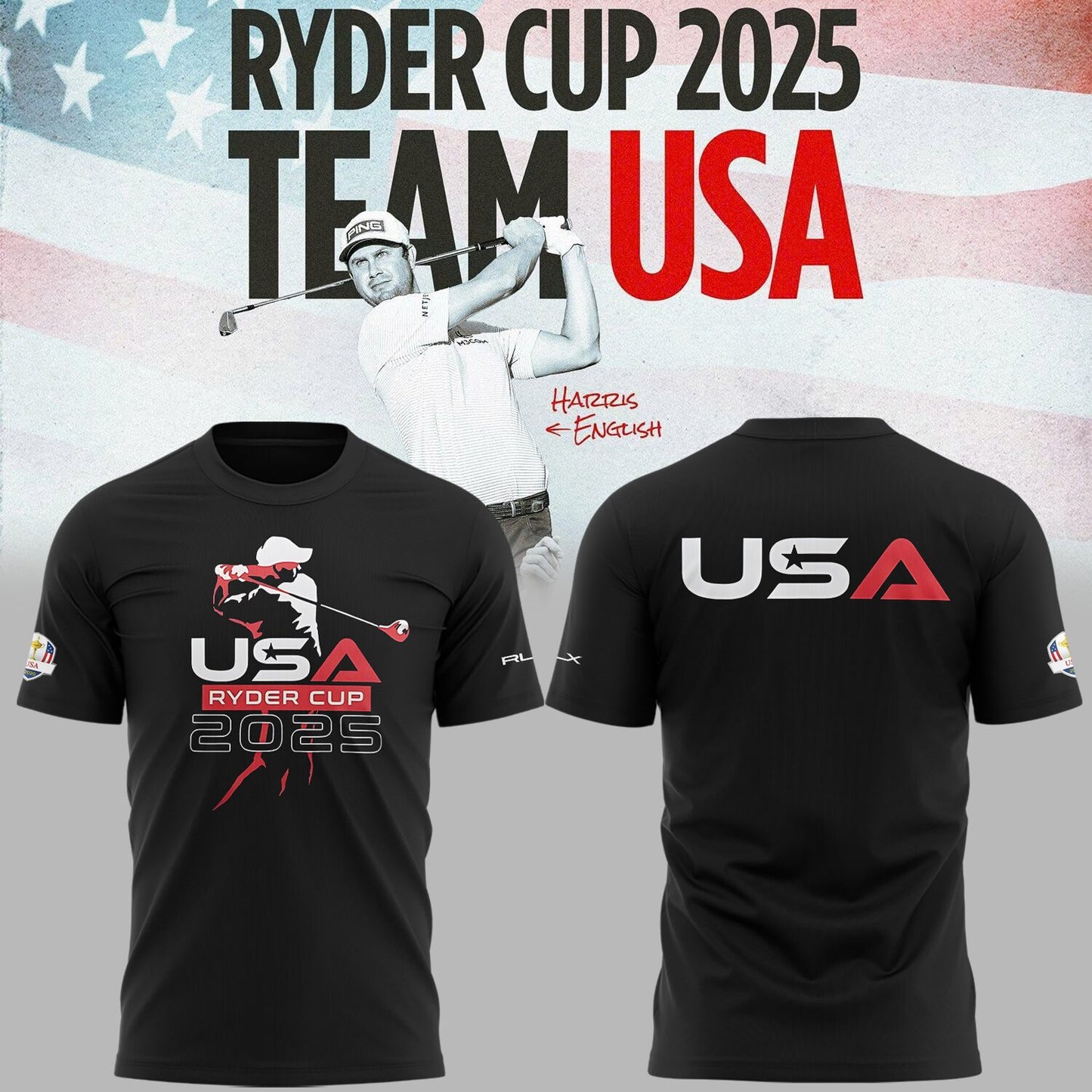 Special New Ryder Cup USA Tshirt 2025