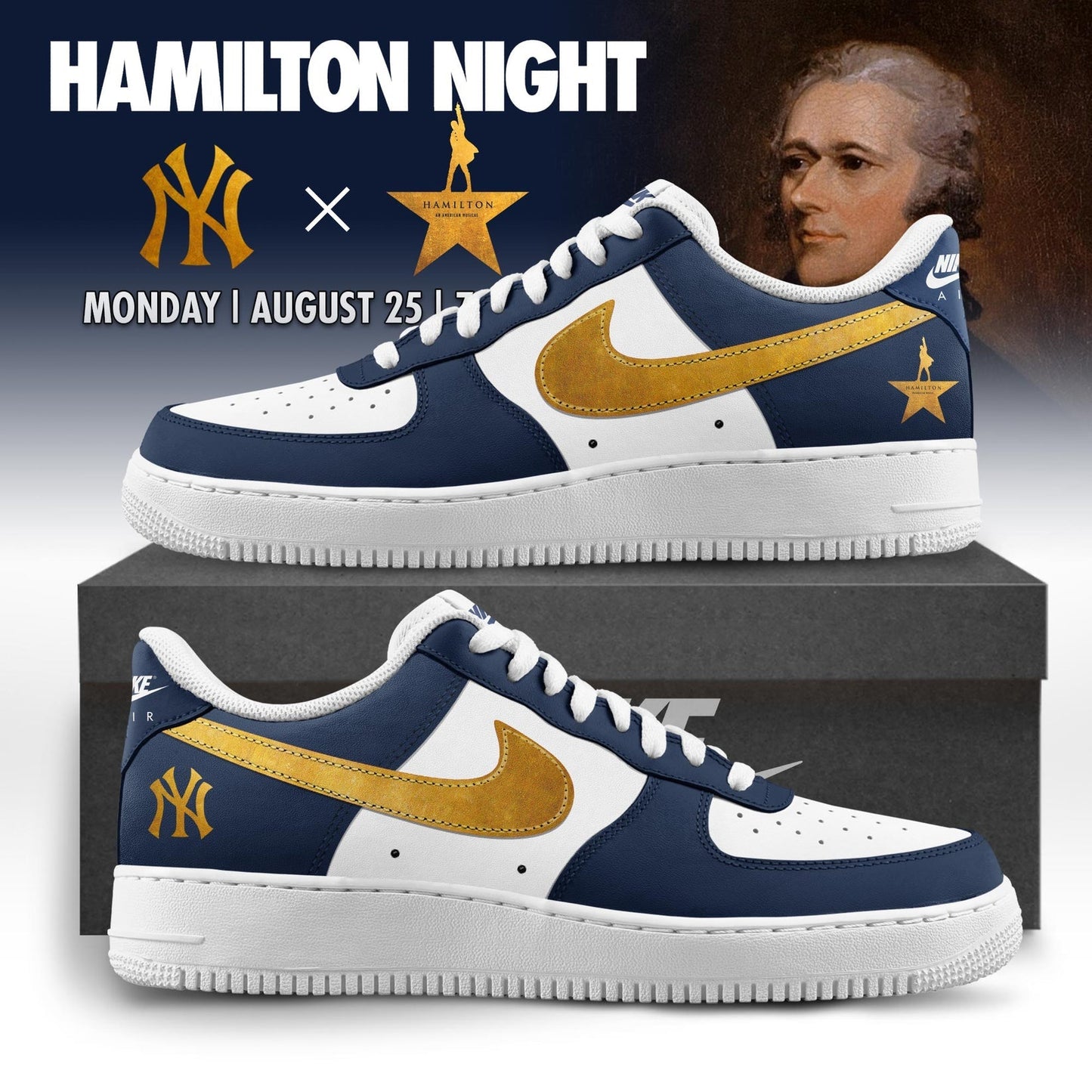 New York Yankees x Hamilton Night 2025 Sneaker AF1