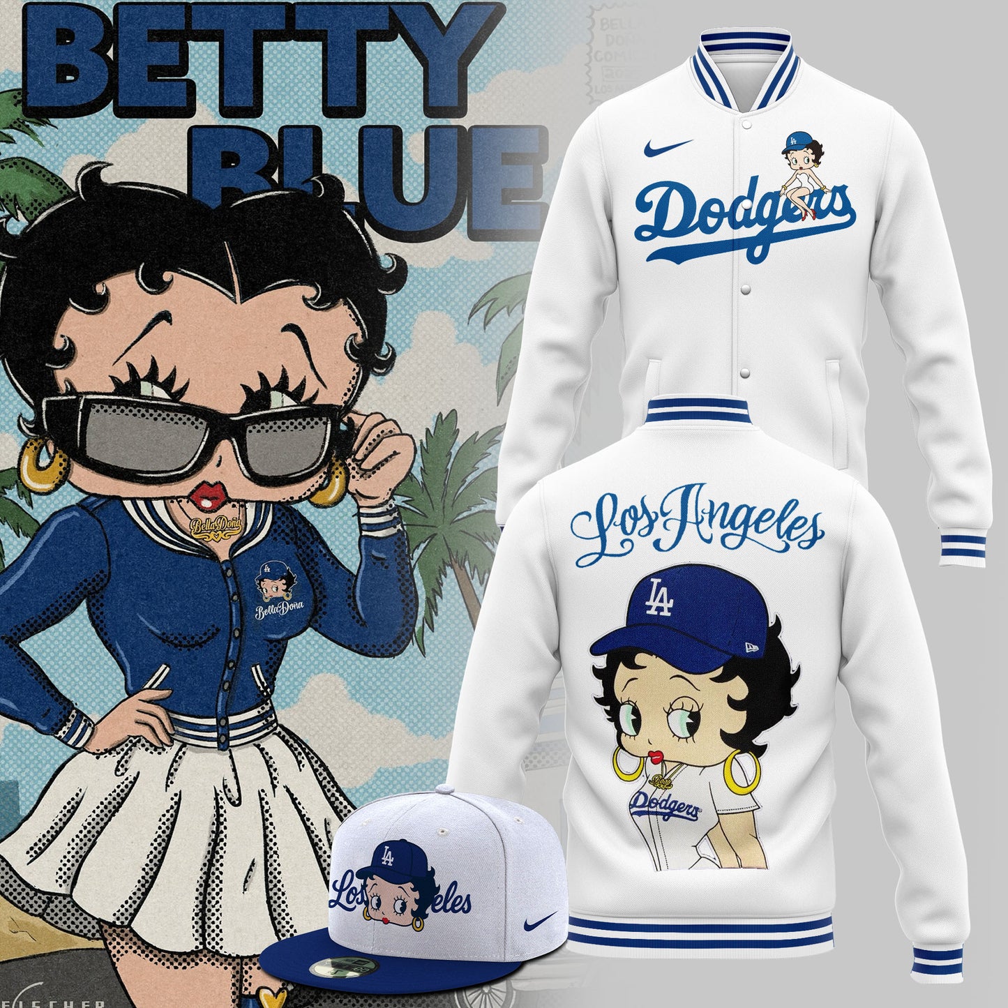 _ Los Angeles Dodgers x Betty Boop new Collections