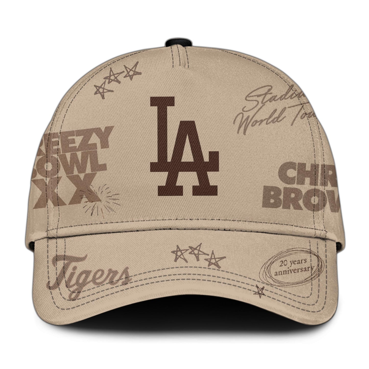 Chris Brown Breezy Bowl XX World Tour 2025 Jersey Editions Limited Brown