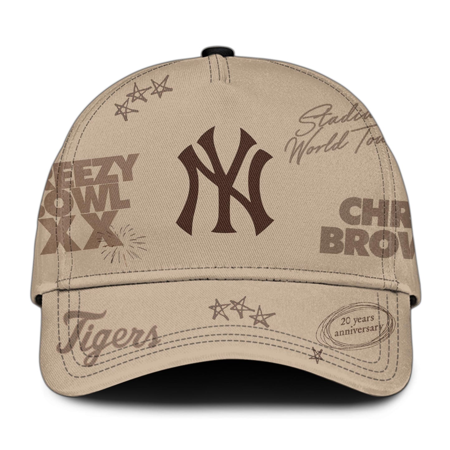 NY Yankees x Chris Brown Breezy Bowl XX World Tour 2025 Jersey Editions Limited