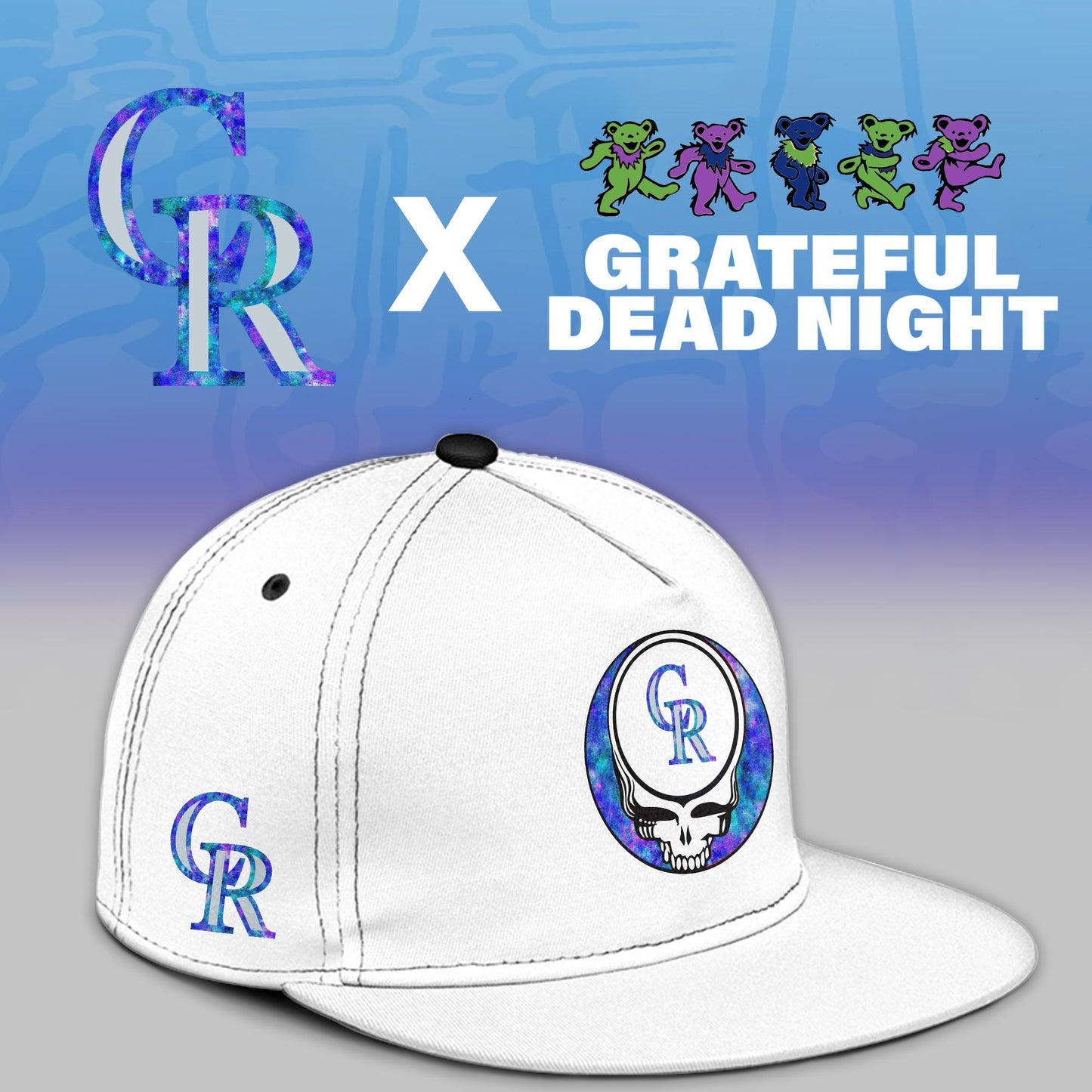 Colorado Rockies 2025 Grateful Dead Night Limited Jersey