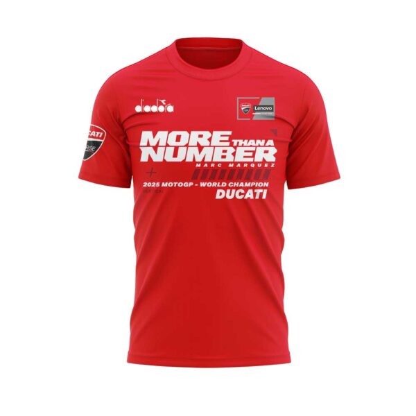 “MORE THAN A NUMBER” Marc Marquez World Champion 2025 Combo Tshirt | Jogger | Cap