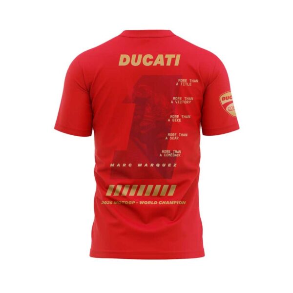 “MORE THAN A NUMBER” Marc Marquez World Champion 2025 Combo Gold Tshirt | Jogger | Cap
