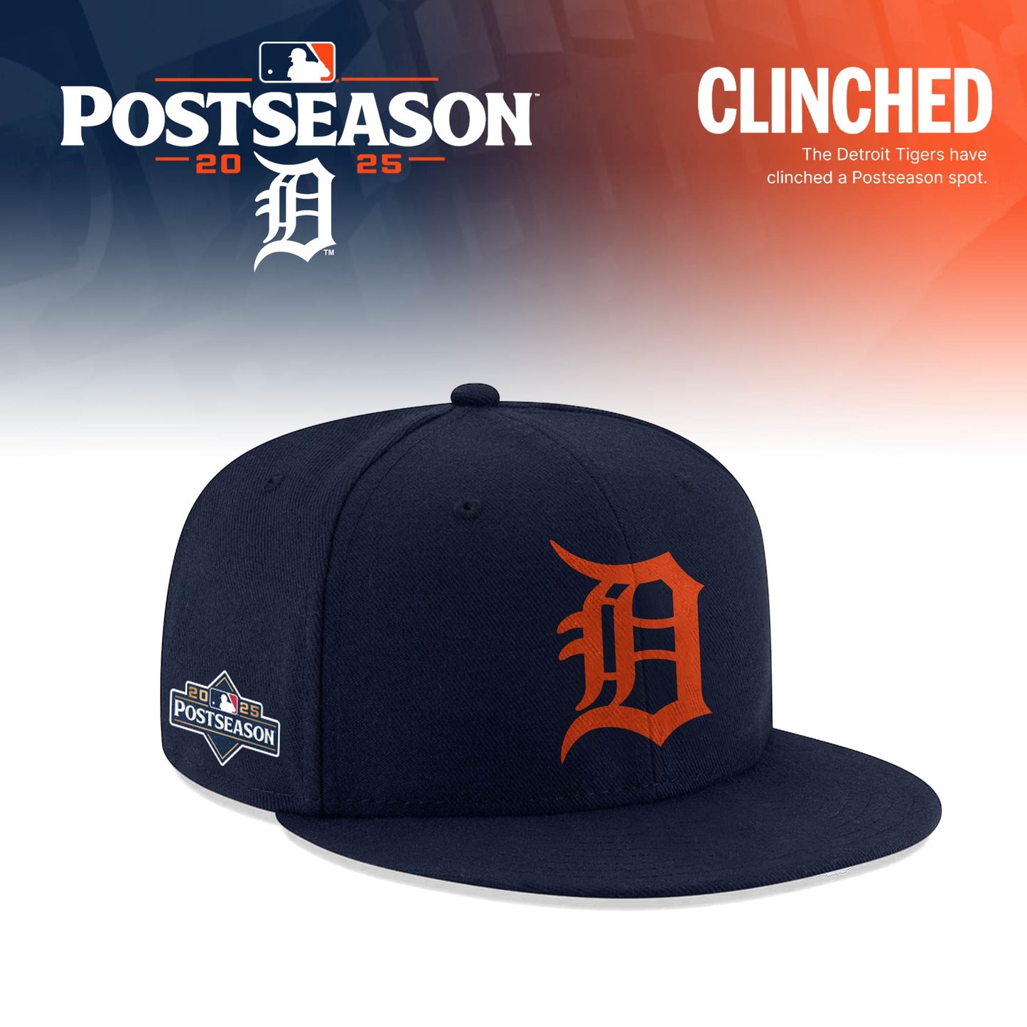 Detroit Tigers 2025 Postseason Limited T-shirt