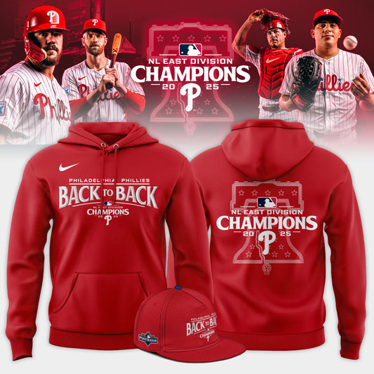 _ Philadelphia Phillies 2025 NL East Division Champions Limited Hoodie