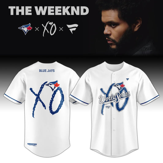 Toronto B Jays x The Weeknd Jersey White Limited Edition