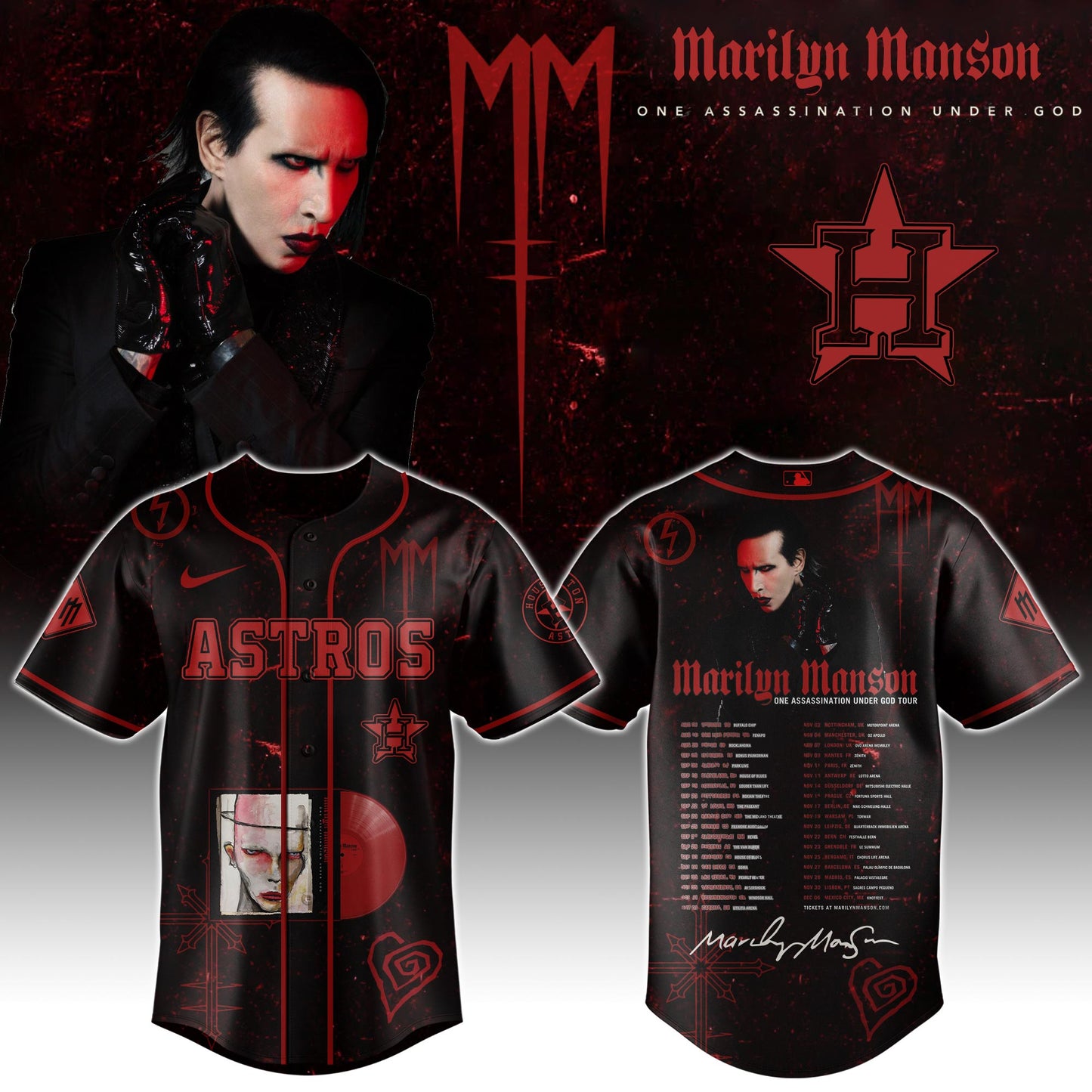 .Special All Team x Marilyn Manson Limited Edition Jersey 2025