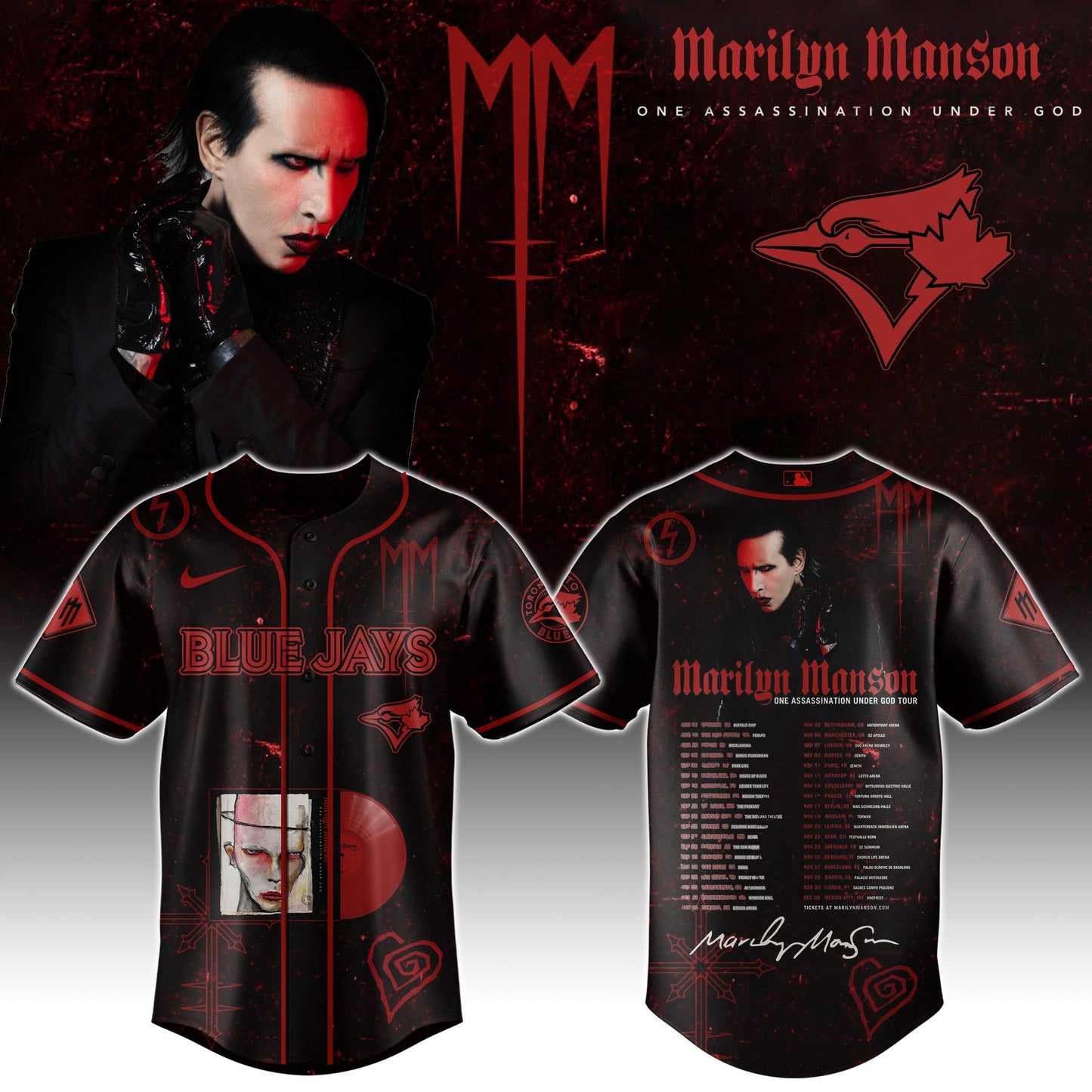 .Special All Team x Marilyn Manson Limited Edition Jersey 2025