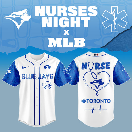 .Toronto Blue Jays Nurses Game Night Special Edition Jersey
