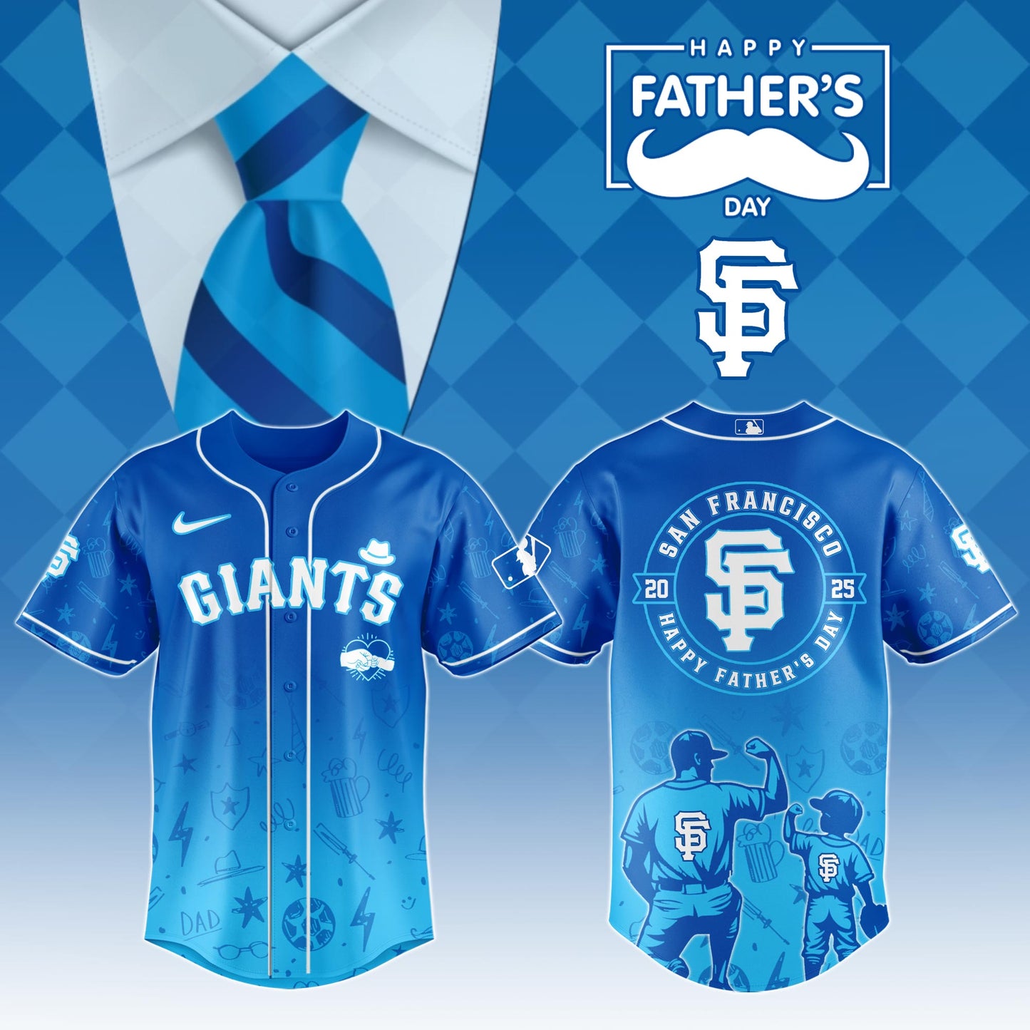 San Francisco Giants Special Father's Day Limited Edition Jersey