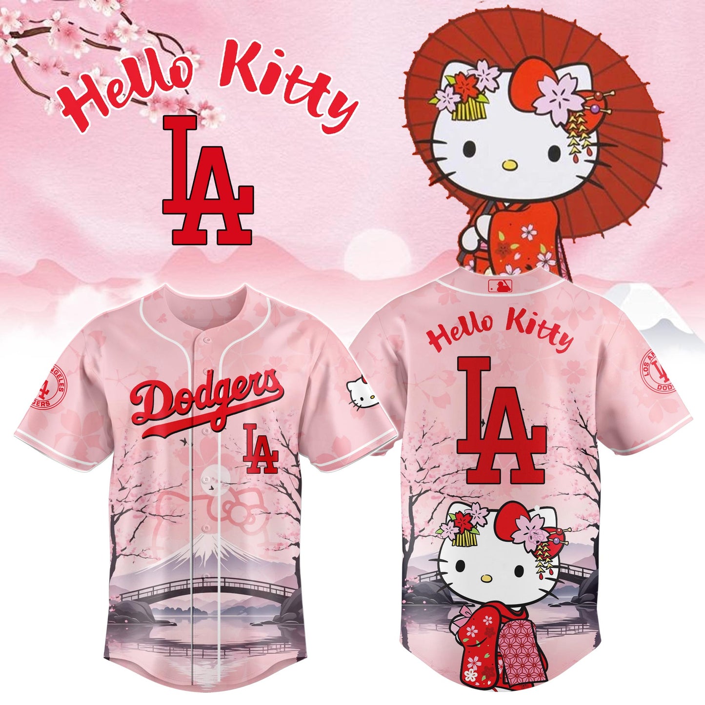 . LAD x Kitty-Chan Baseball Jersey 2025 Limited Edition
