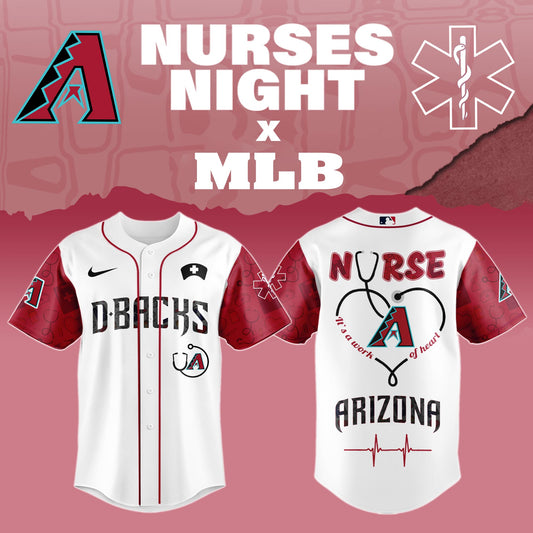Arizona Diamondbacks Nurses Game Night Special Edition Jersey