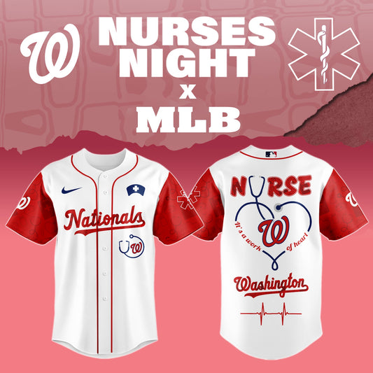 Washington Nationals Nurses Game Night Special Edition Jersey