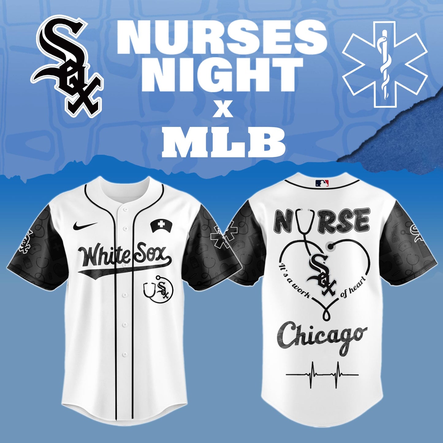 Chicago White Sox Nurses Game Night Special Edition Jersey