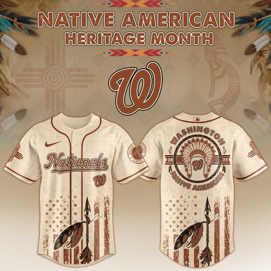 Washington Nationals x Native American Heritage Month Limited Edition Jersey 2025