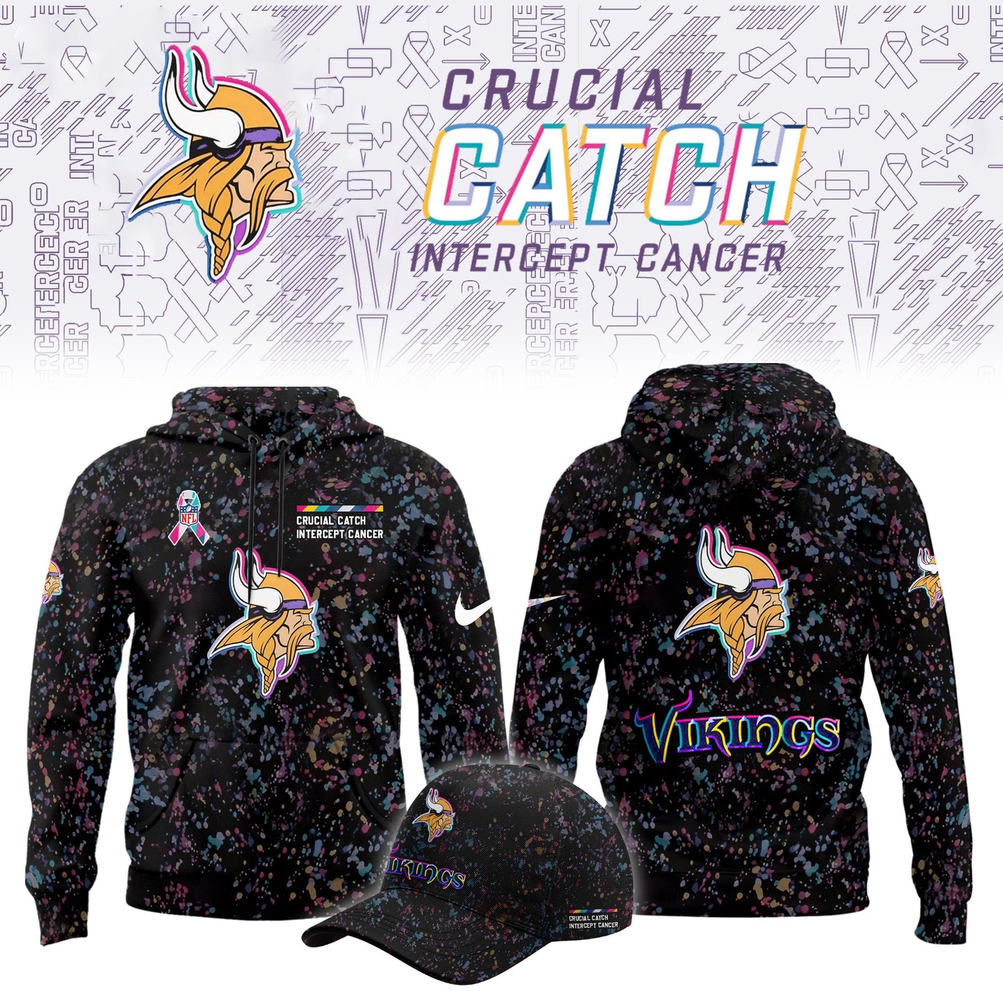 _Minnesota Vikings Crucial Catch Limited Hoodie