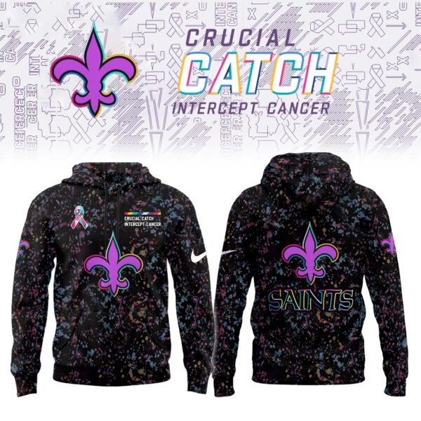_New Orleans Saints Crucial Catch Limited Hoodie
