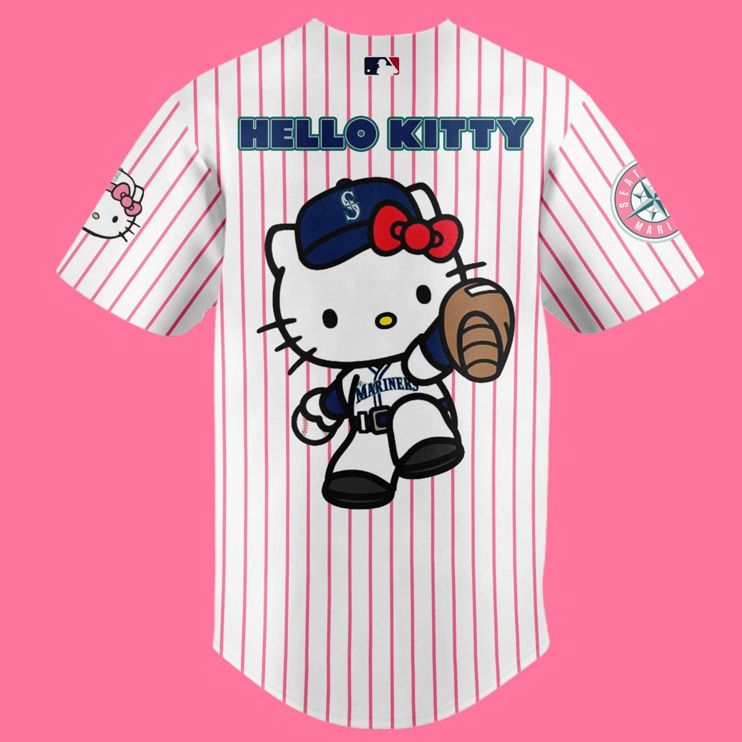 Seattle Mariners Hello Kitty Night Baseball Jersey