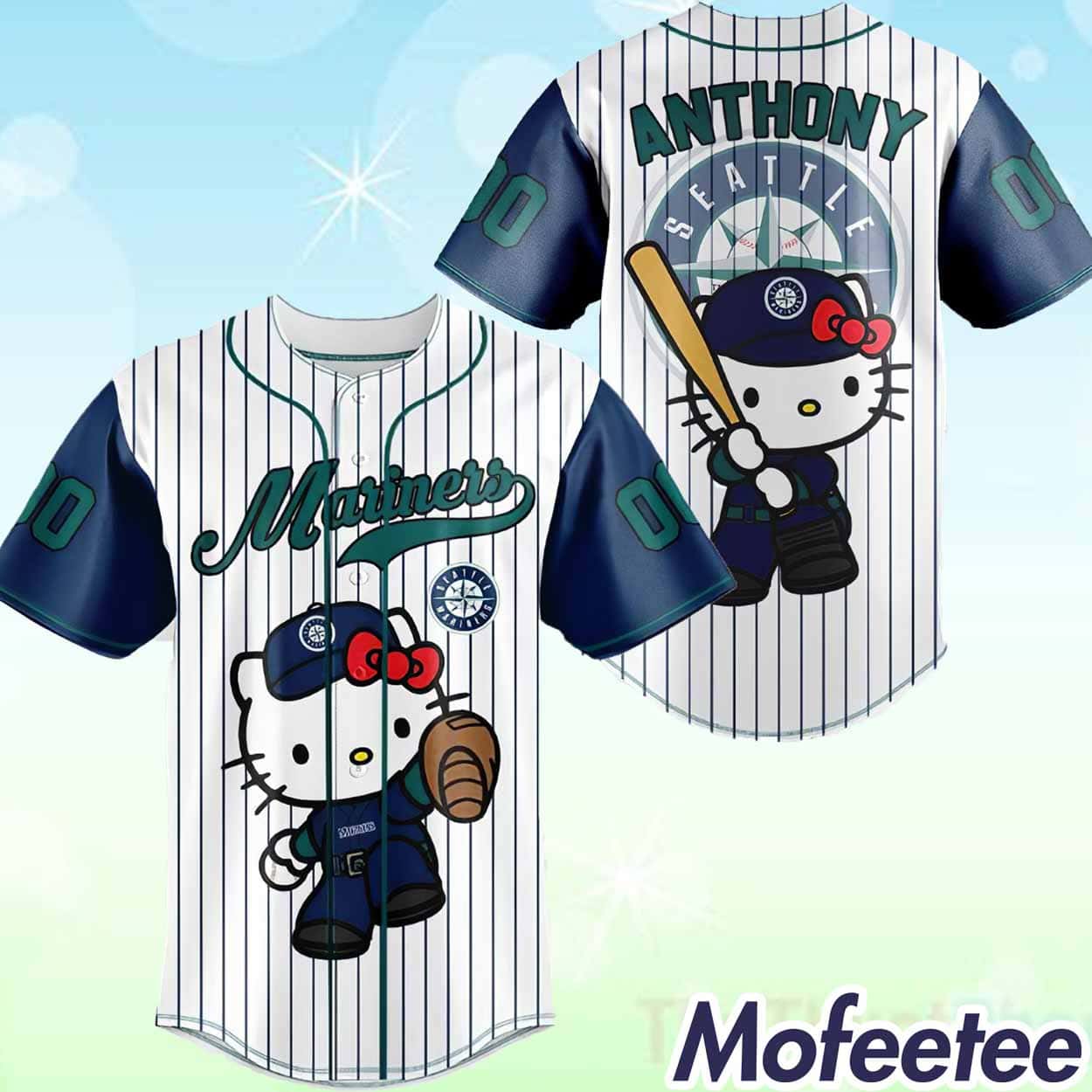 Seattle Mariners Hello Kitty Night Baseball Jersey