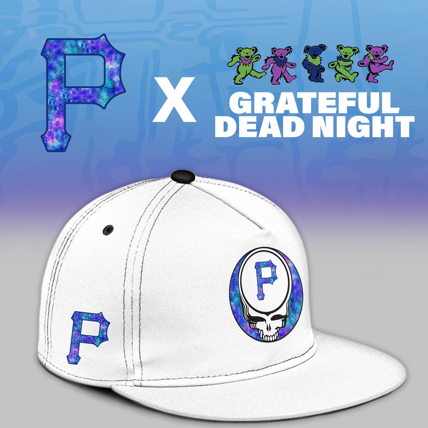 Pittsburgh Pirates 2025 Grateful Dead Night Limited Jersey