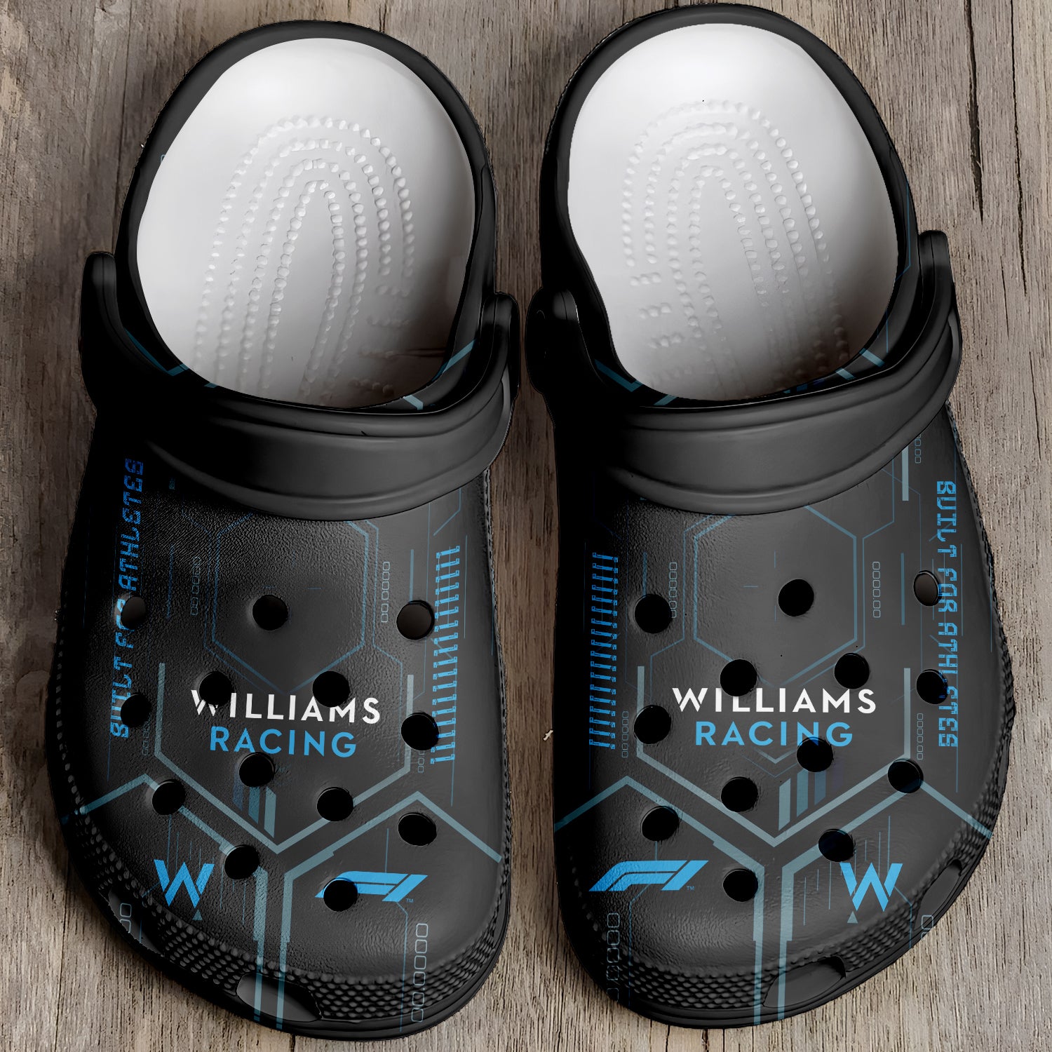 Williams Racing F1 team Crocs Crocband Clogs Shoes Comfortable For Men Women