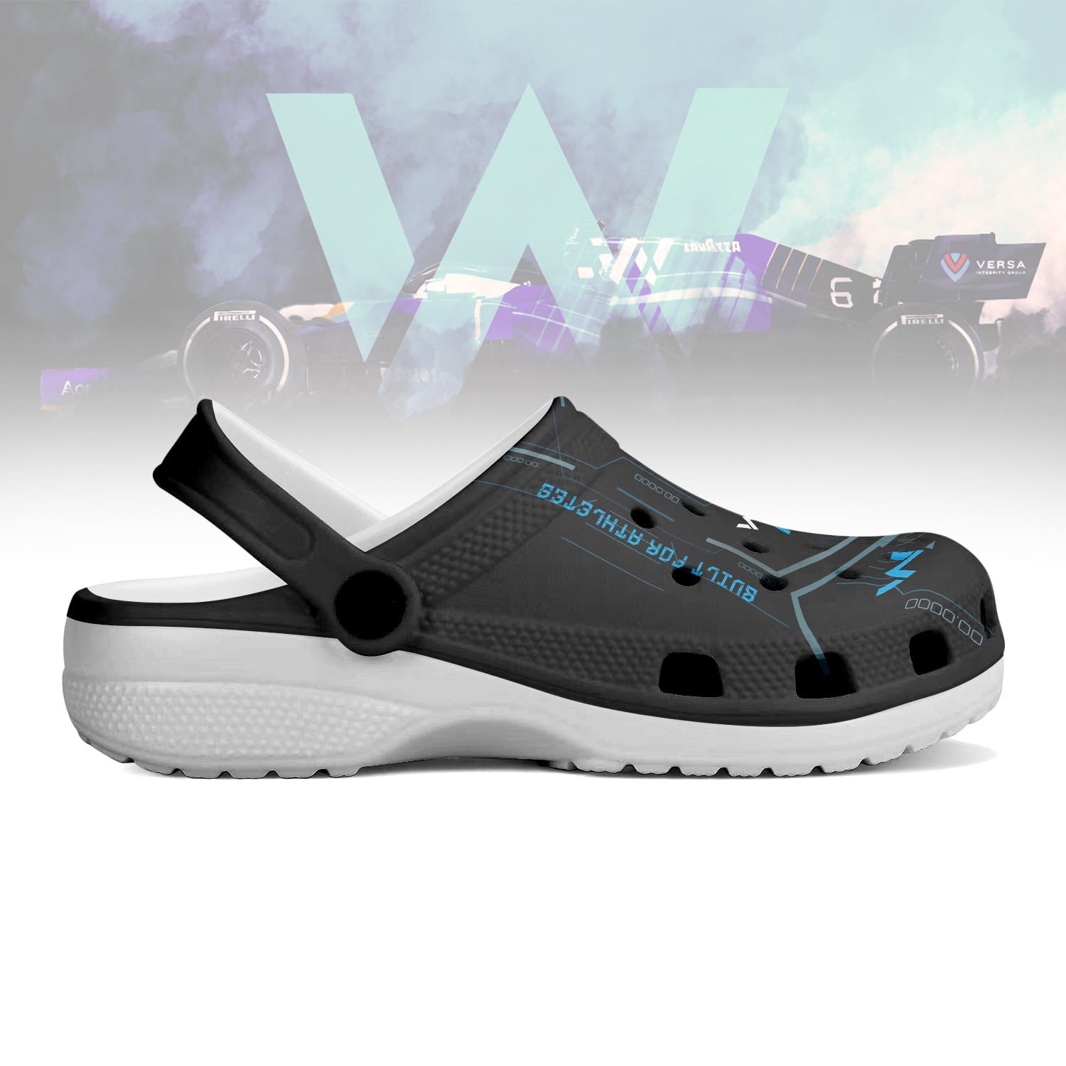 Williams Racing F1 team Crocs Crocband Clogs Shoes Comfortable For Men Women