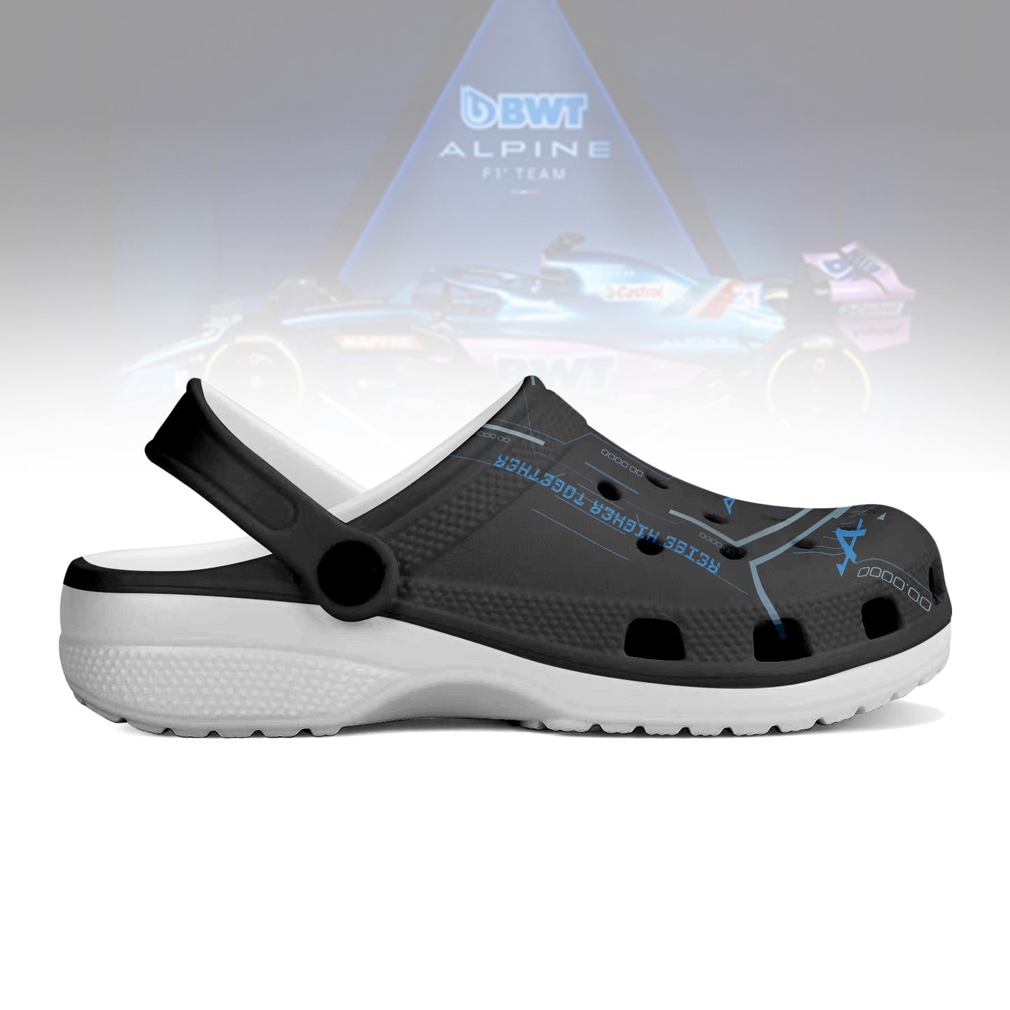 Alpine F1 team Crocs Crocband Clogs Shoes Comfortable For Men Women