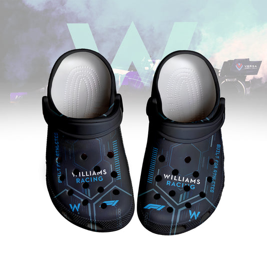Williams Racing F1 team Crocs Crocband Clogs Shoes Comfortable For Men Women