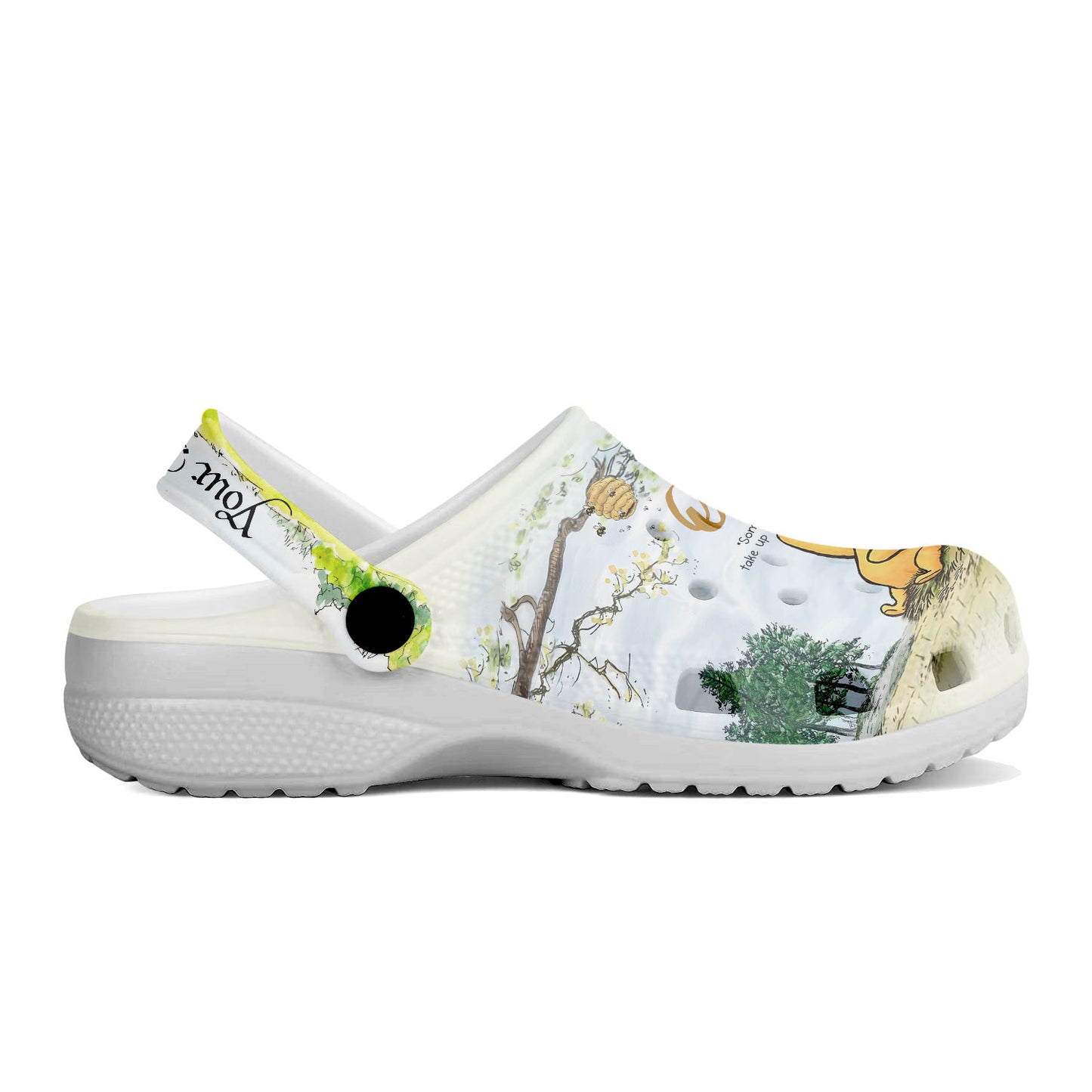Winnie The Pooh Crocs Crocband Clogs Shoes Comfortable For Men Women