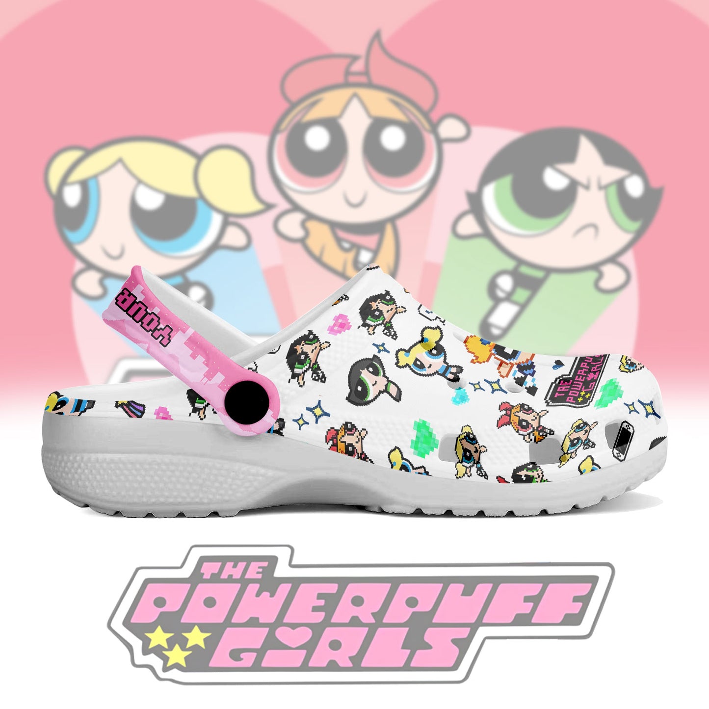 The Powerpuff Girls Crocs Crocband Clogs Shoes Comfortable For Men Women
