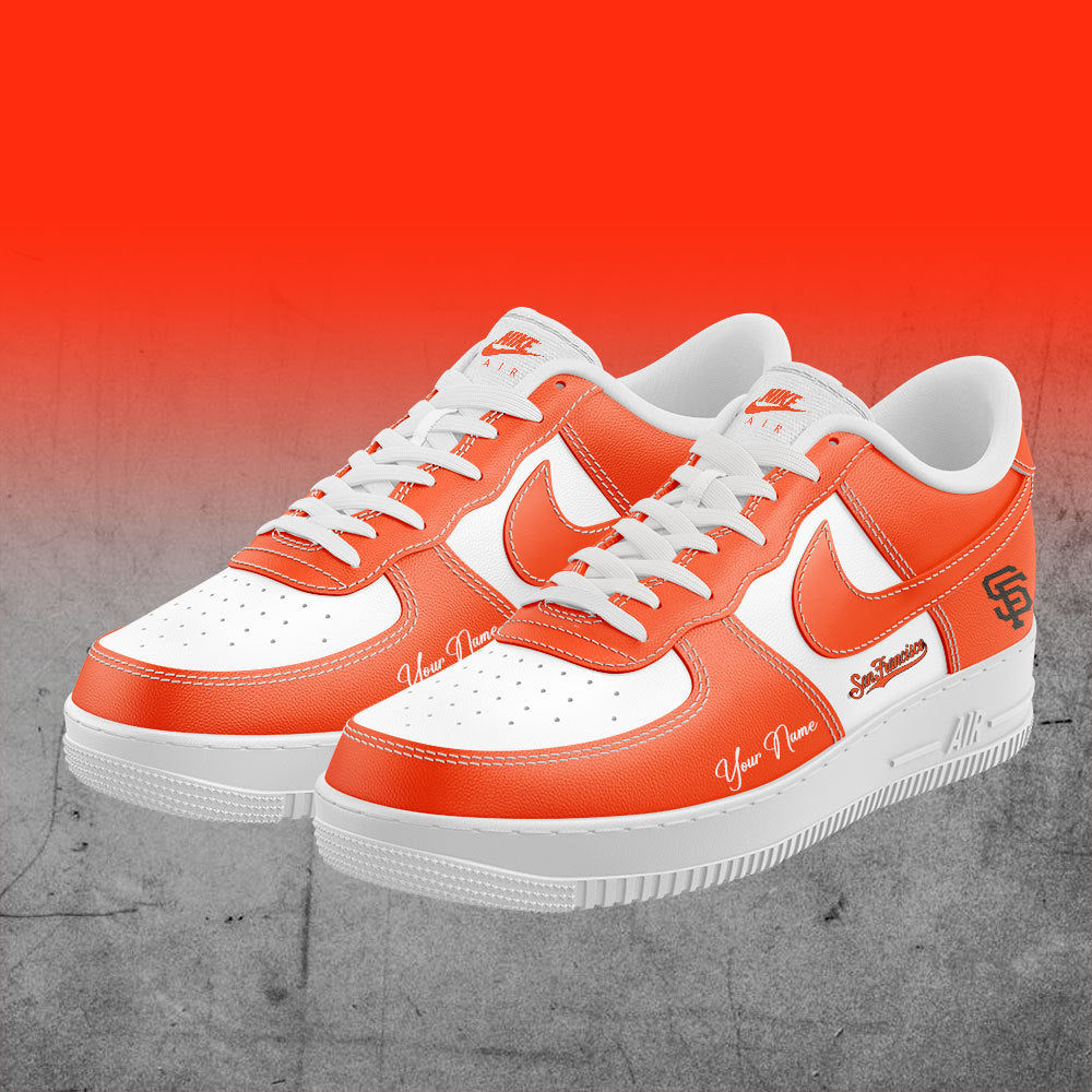 San Francisco Giants 2024 Custom Name AF1 Shoes For Fans