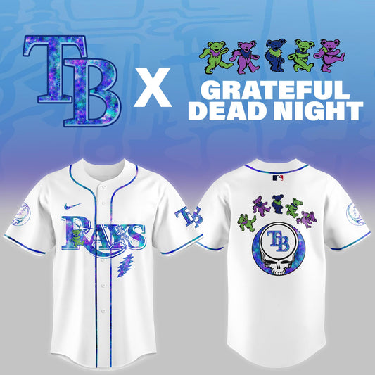 Tampa Bay Rays 2025 Grateful Dead Night Limited Jersey