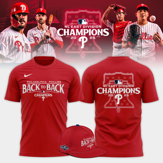 _ Philadelphia Phillies 2025 NL East Division Champions Limited T-Shirt